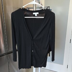 New York & Company Charcoal Knit Sweater